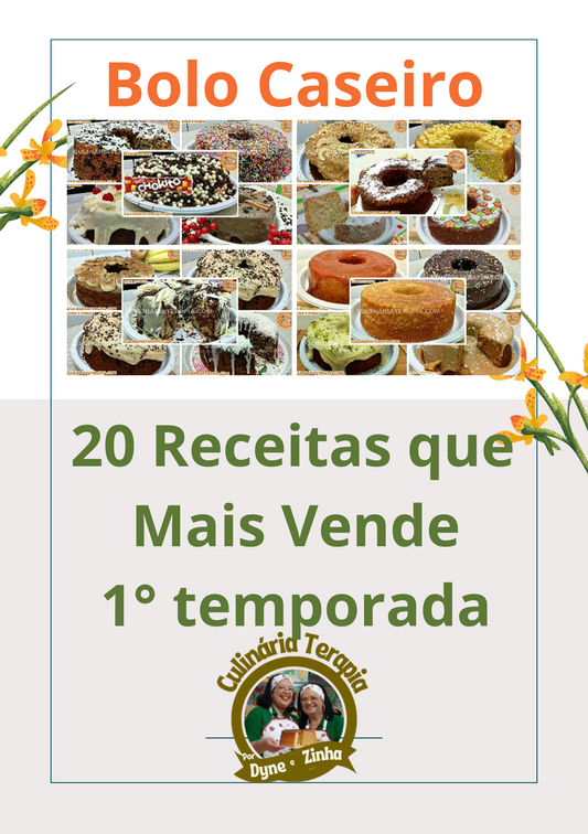 20 Bolos que Mais Vende 1° temp Apostila Fácil