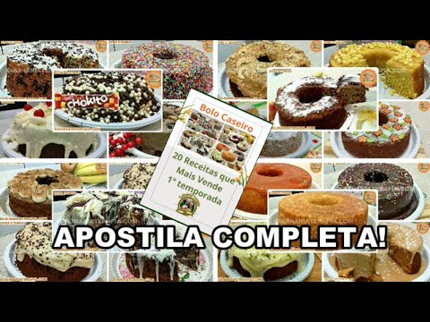 20 Bolos que Mais Vende 1° temp Apostila Fácil