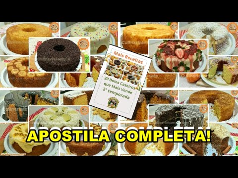 20 Bolos que Mais Vende 2° temporada Apostila Fácil