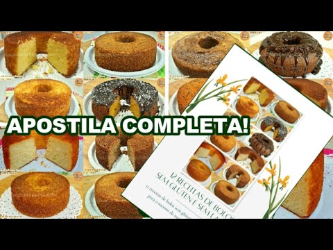 12 Bolos sem Glúten e sem Lactose Apostila Fácil